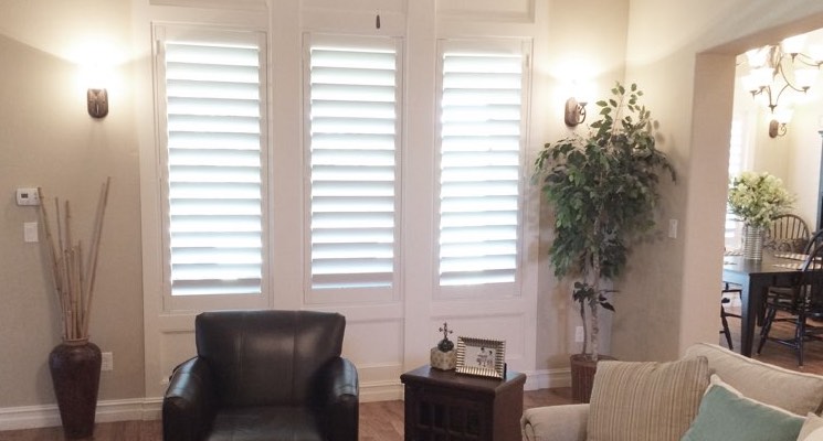 Dallas parlor white shutters